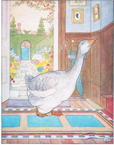 Goosey, Goosey, Gander, Where Shall I Wander by Leonard Leslie Brooke